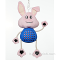 Lapin en peluche pour chien